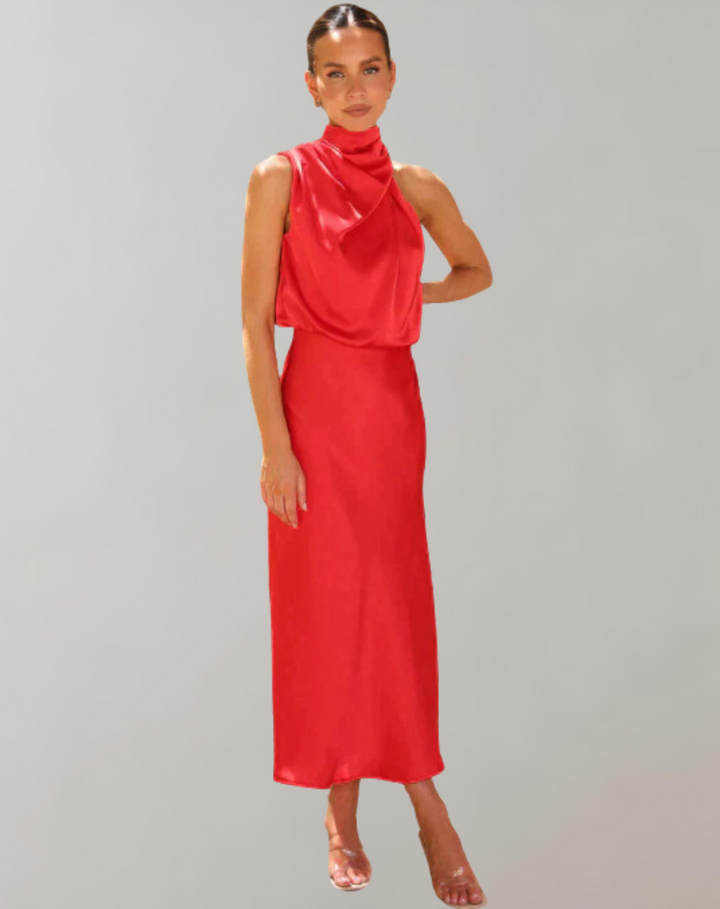 Drune - Glänzendes Maxileid | Elegantes Abendkleid | Schick