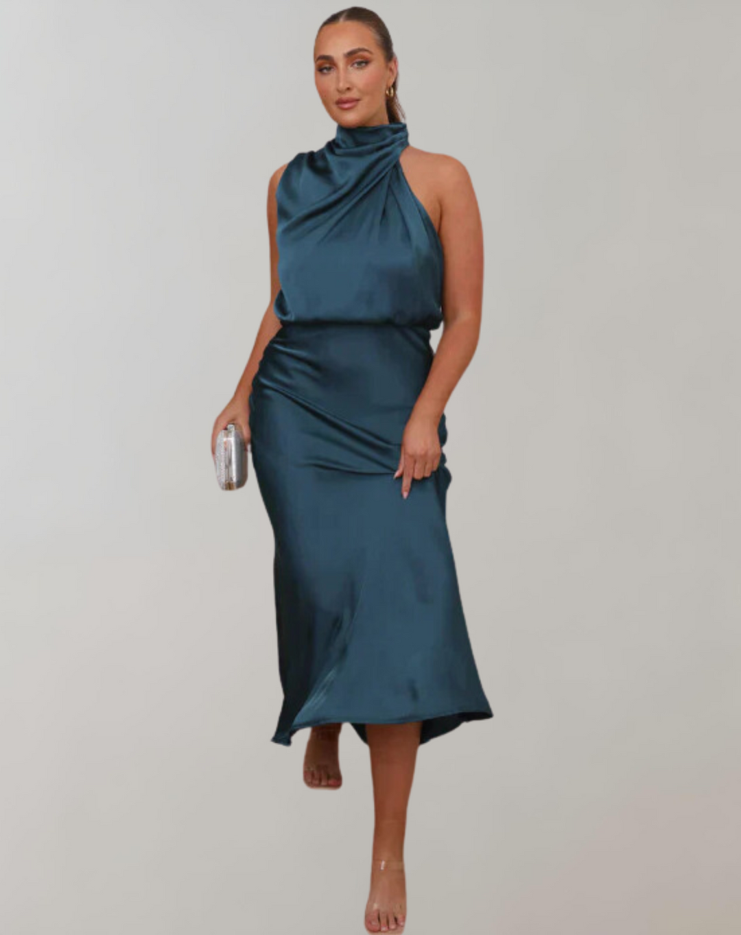 Drune - Glänzendes Maxileid | Elegantes Abendkleid | Schick