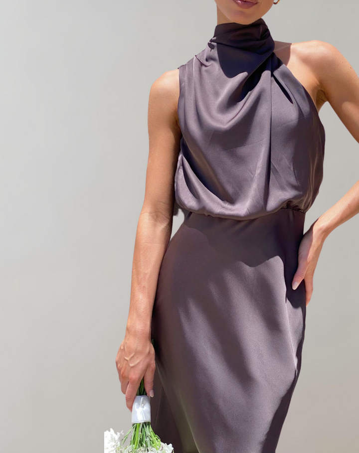Drune - Glänzendes Maxileid | Elegantes Abendkleid | Schick