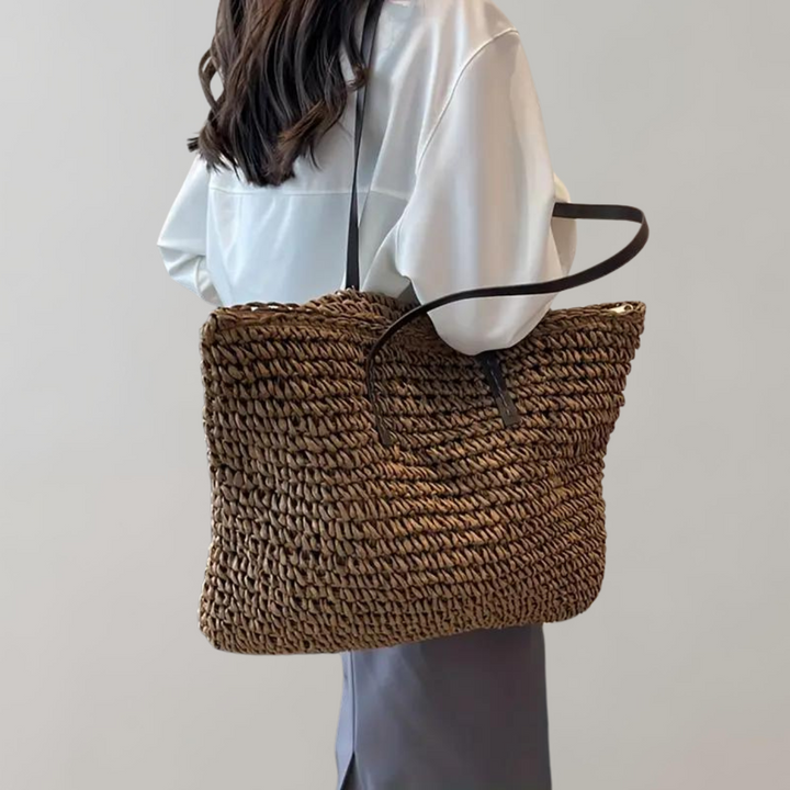 Drune - große gewebte Tragetasche | Tasche im Bohemian-Beachy-Stil