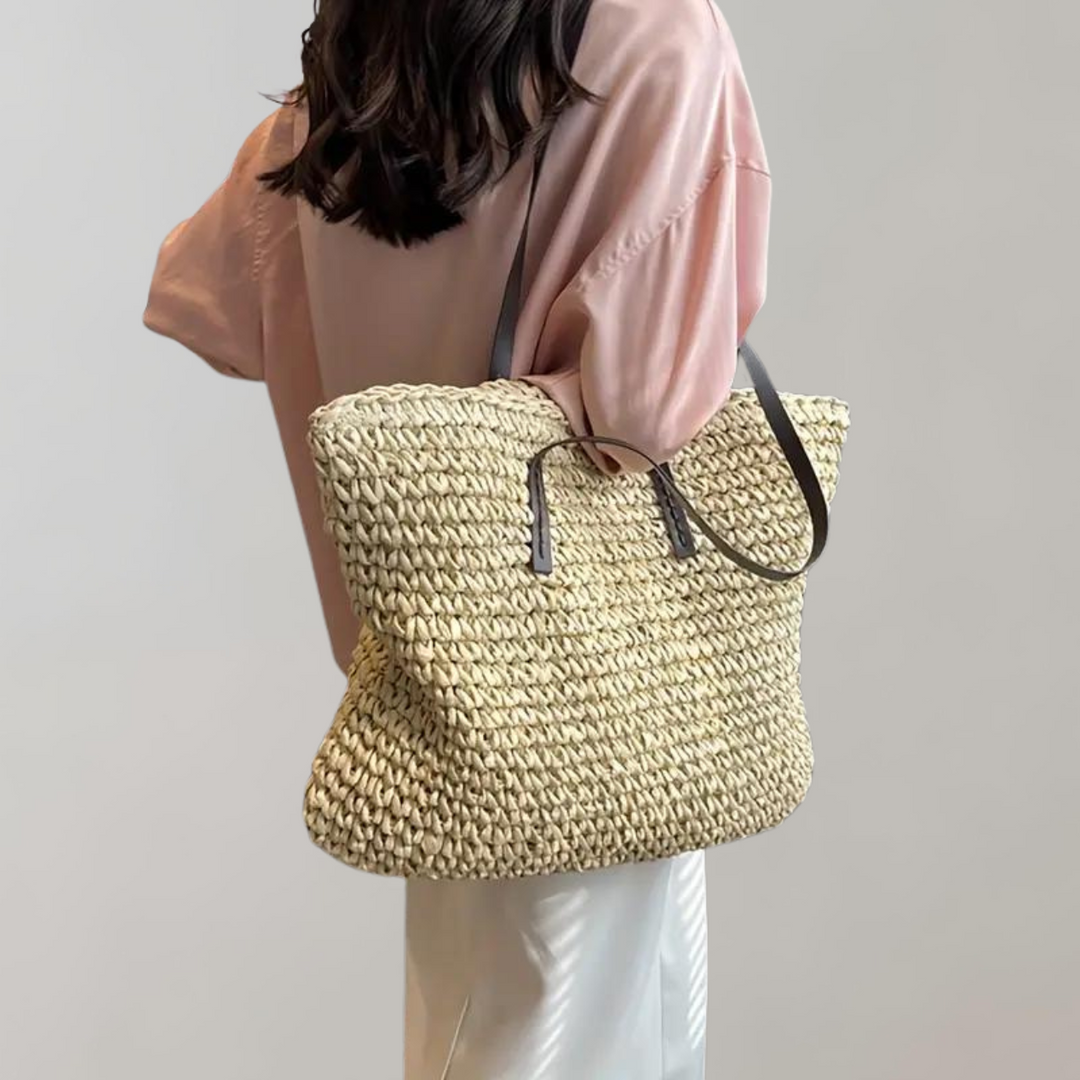 Drune - große gewebte Tragetasche | Tasche im Bohemian-Beachy-Stil