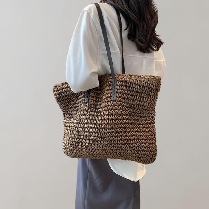 Drune - große gewebte Tragetasche | Tasche im Bohemian-Beachy-Stil