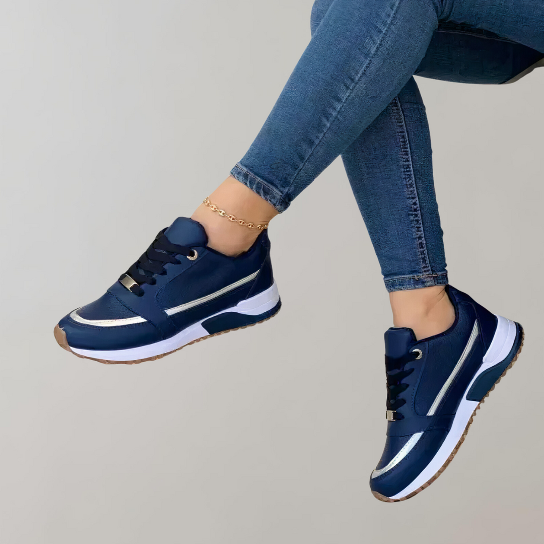 Drune - Stylische Low Top Schnürsneaker für Damen für den Alltag | Sportliche Casual Fashion Sneaker