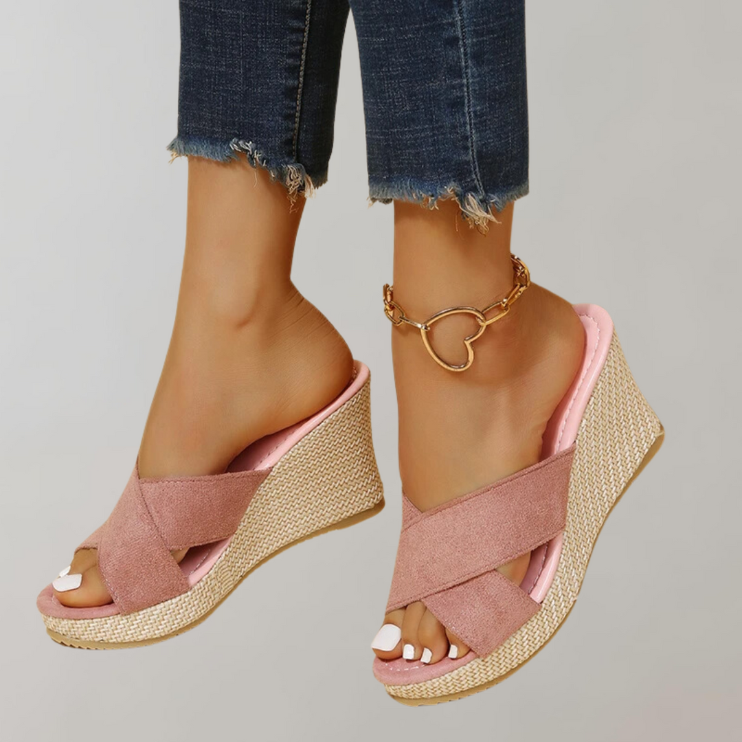 Drune - Orthopädische Sandalen mit Absatz | Sandalen Damen bequem