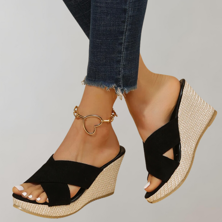 Drune - Orthopädische Sandalen mit Absatz | Sandalen Damen bequem
