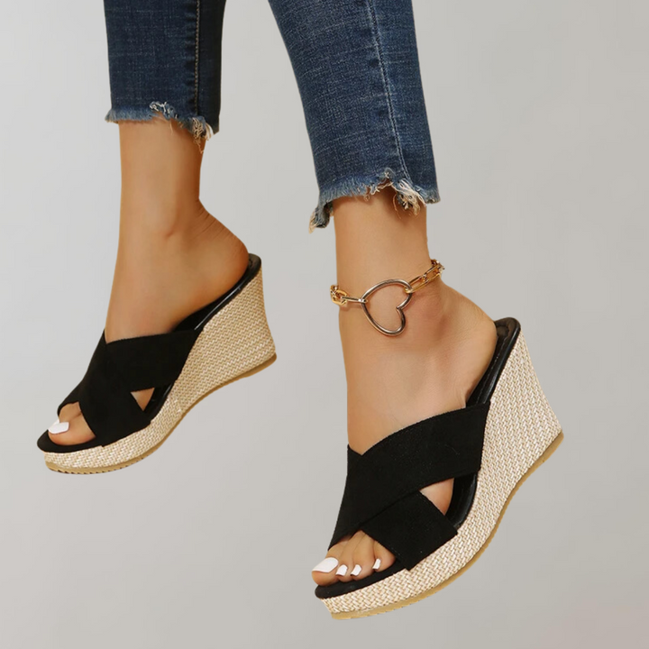 Drune - Orthopädische Sandalen mit Absatz | Sandalen Damen bequem