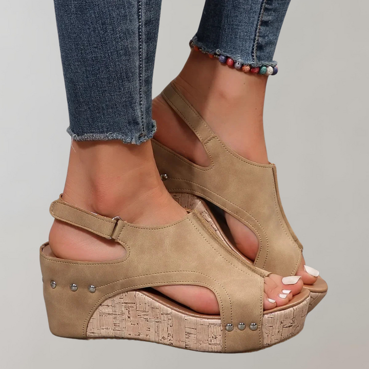 Drune - Orthopädische Sandalen mit hohen Absätzen | Sandalen damen bequem