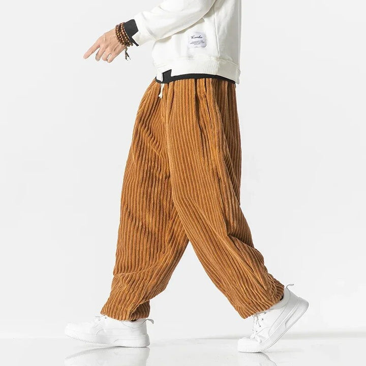 Drune | Corduroy-Hose für Männer - Relaxed Jogger-Stil