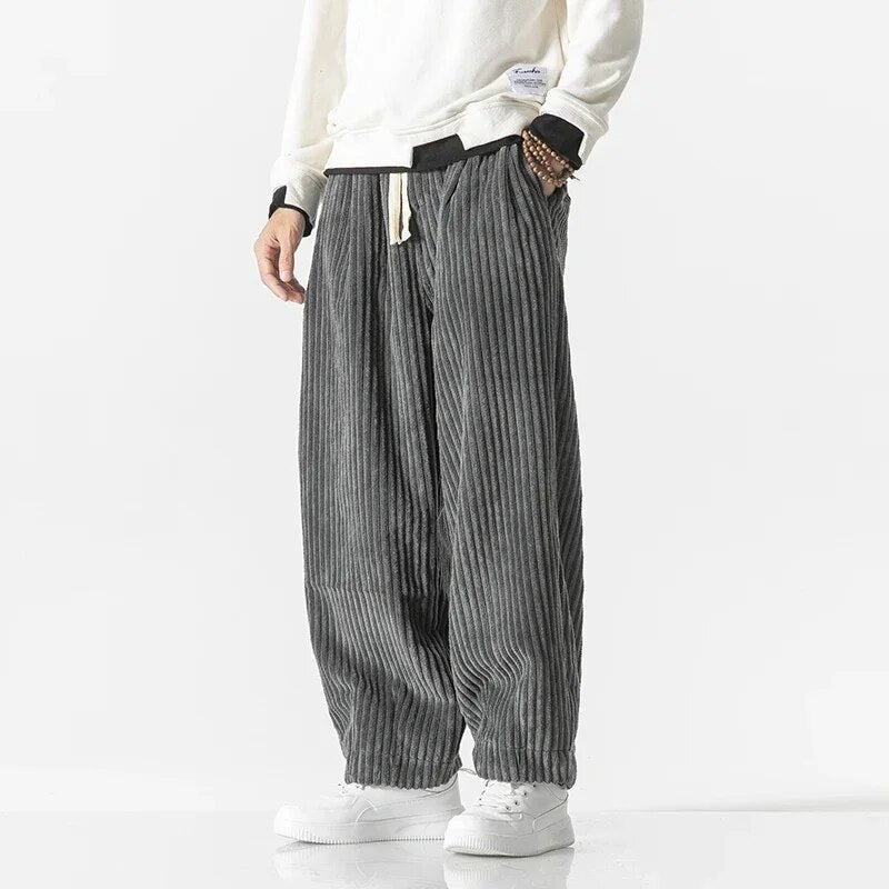 Drune | Corduroy-Hose für Männer - Relaxed Jogger-Stil