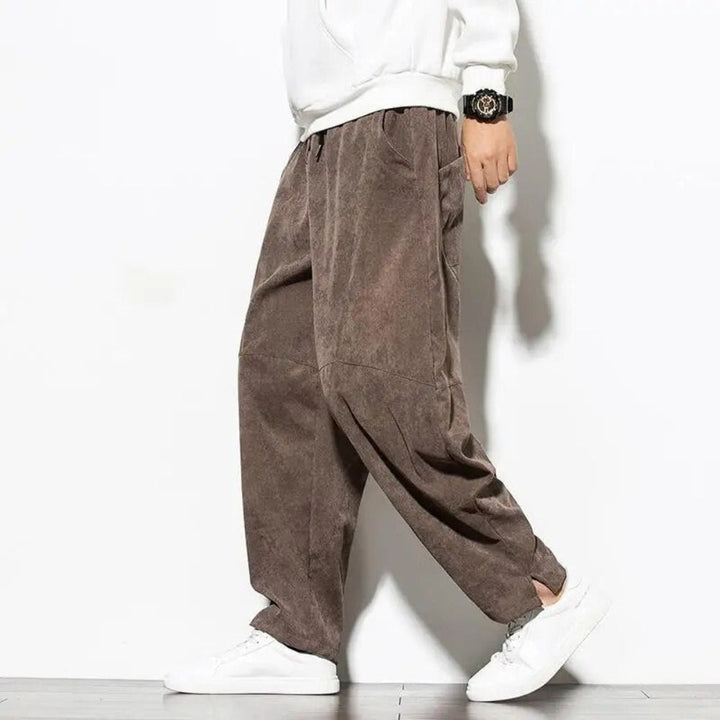 Drune | Corduroyhose für Herren - Weites Bein Vintage Design
