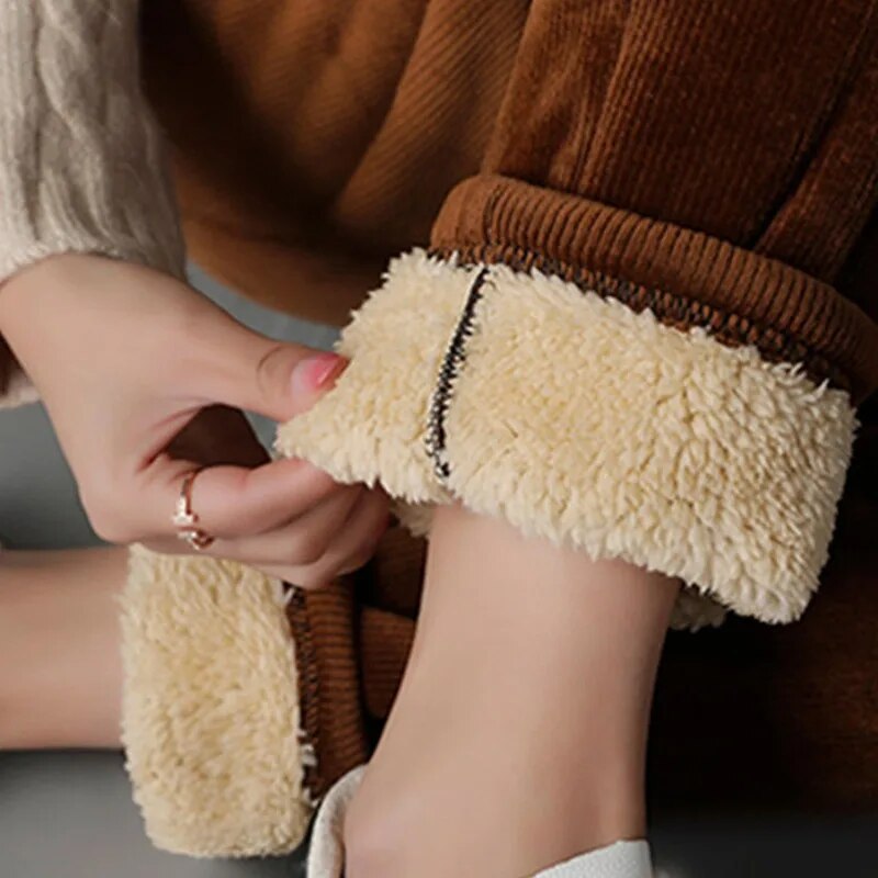 Drune | Cordhosen für Damen - Elastischer Bund