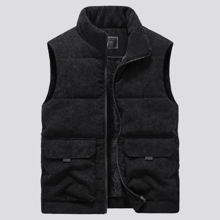 Drune | Corduroy Winter Weste für Männer - Slim Fit