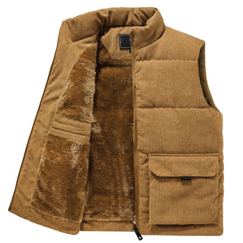 Drune | Corduroy Winter Weste für Männer - Slim Fit