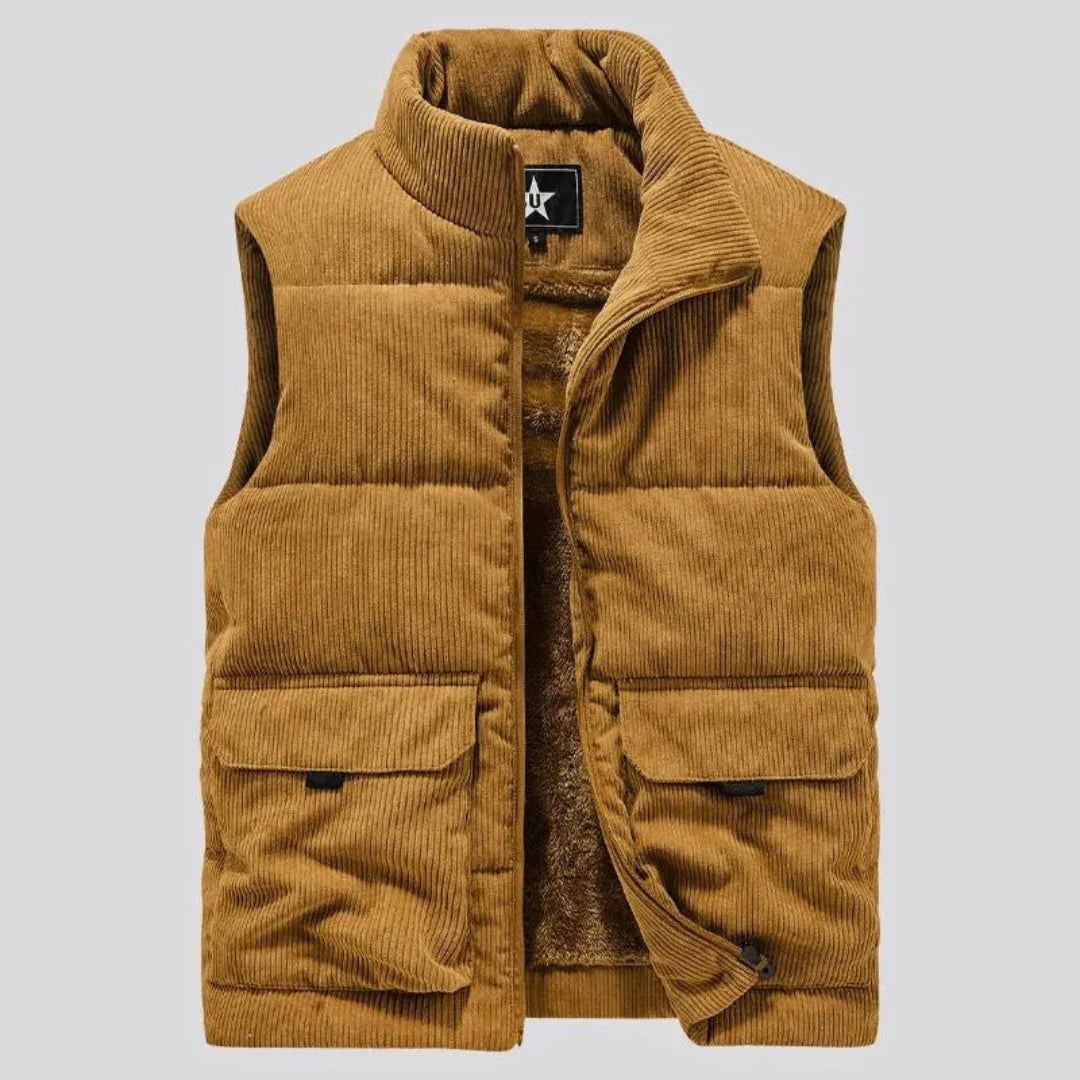 Drune | Sherpa-gefütterte Corduroy-Weste