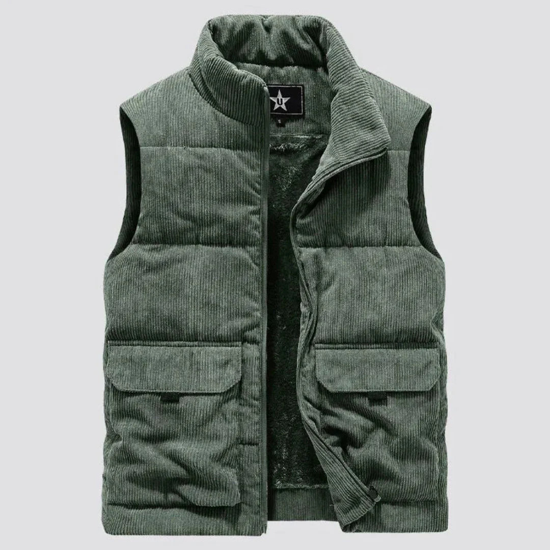 Drune | Sherpa-gefütterte Corduroy-Weste