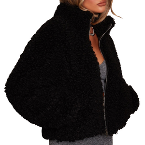 Drune | Kuschelige Teddy Jacke Damen