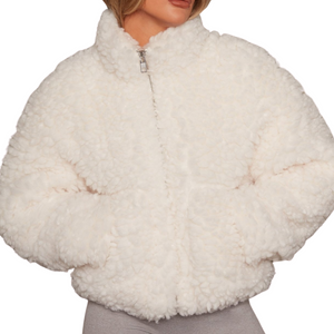 Drune | Kuschelige Teddy Jacke Damen