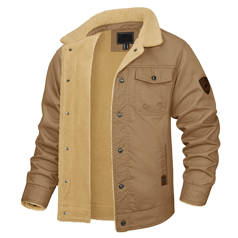 Drune | Cargo-Jacke für Herren mit Fleecefutter