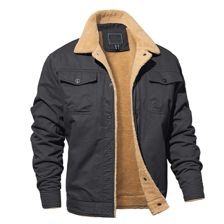 Drune | Cargo-Jacke für Herren mit Fleecefutter