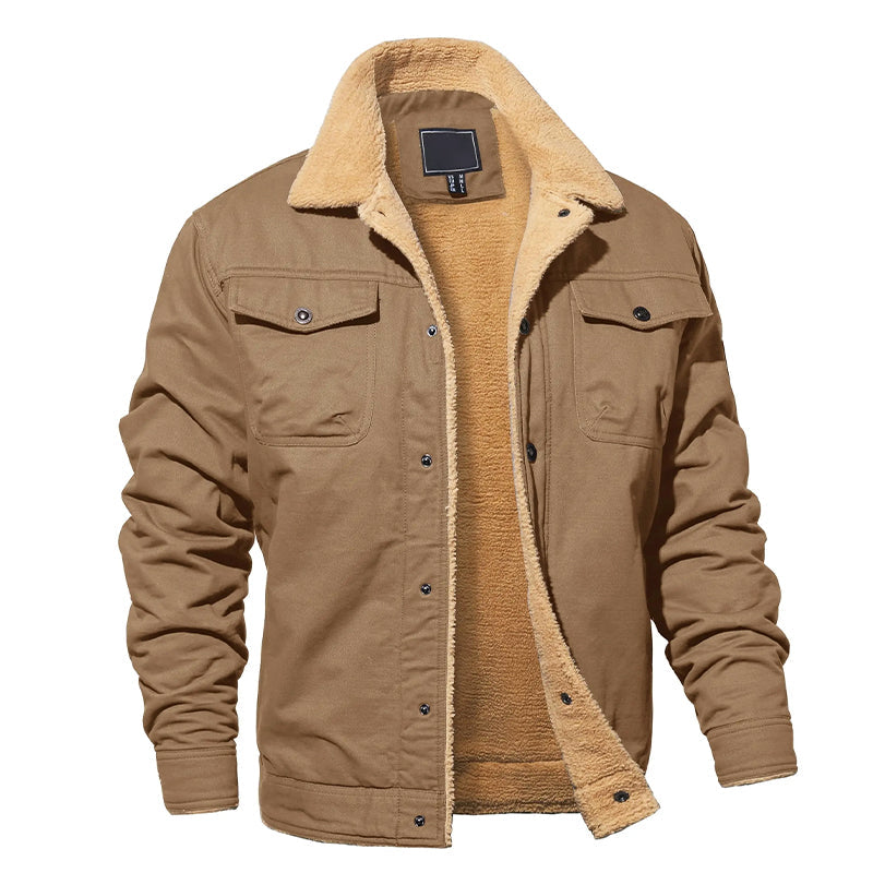 Drune | Cargo-Jacke für Herren mit Fleecefutter