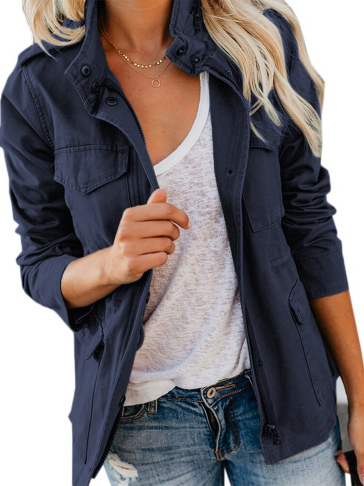 Drune | Baumwollmischung Jacke für Frauen - Reguläre Passform