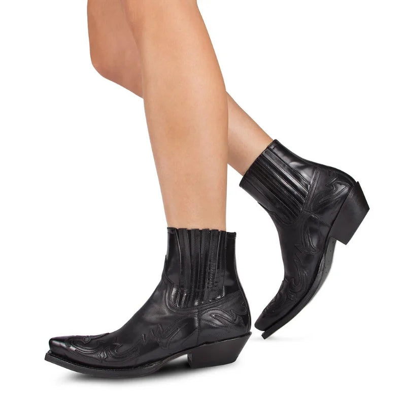 Drune - Kurze Cowboystiefel für Damen - Stilvoll und bequem