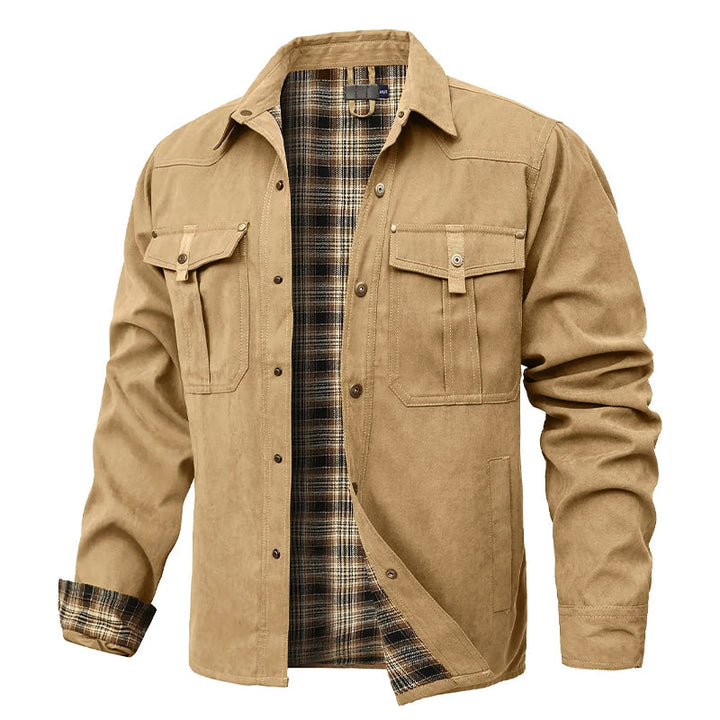 Drune | Flanell gefütterte Hemdjacke für Männer