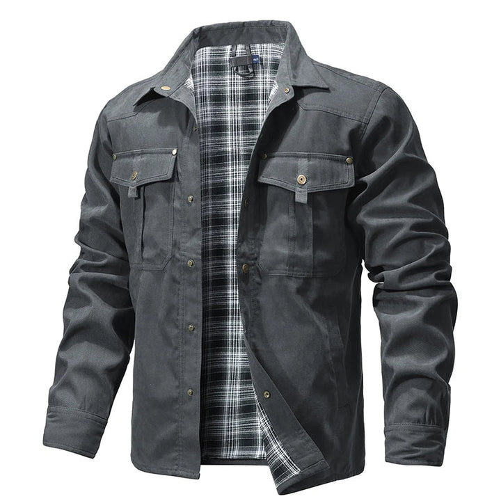 Drune | Flanell gefütterte Hemdjacke für Männer