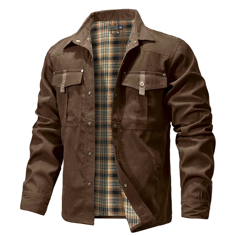Drune | Flanell gefütterte Hemdjacke für Männer