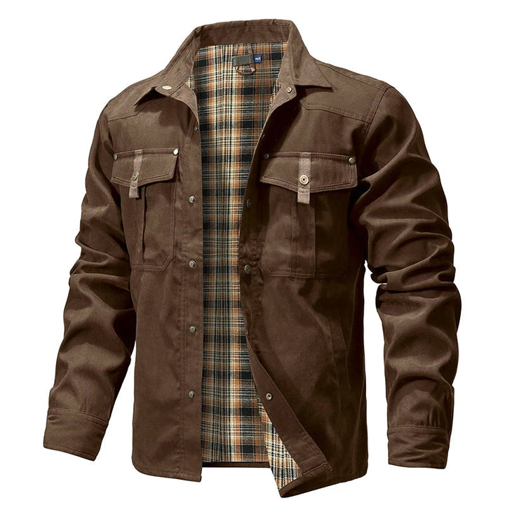 Drune | Flanell gefütterte Hemdjacke für Männer