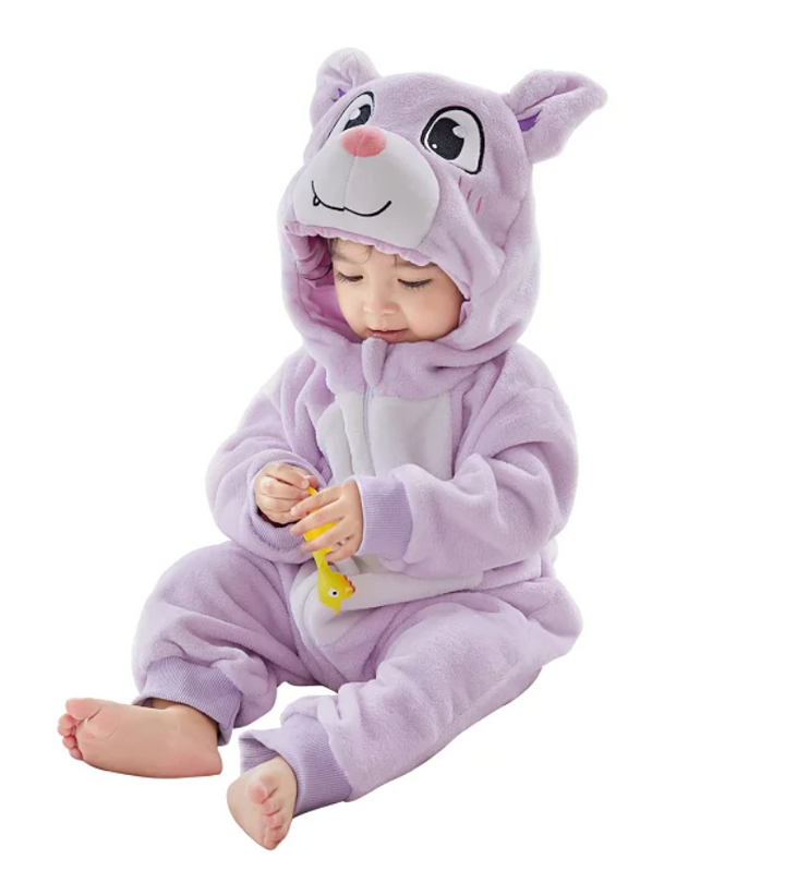 Drune | Flanell Onesie - 2-36 Monate, Kuschelig weich und atmungsaktiv – Ultimativer Komfort für Ihr Baby