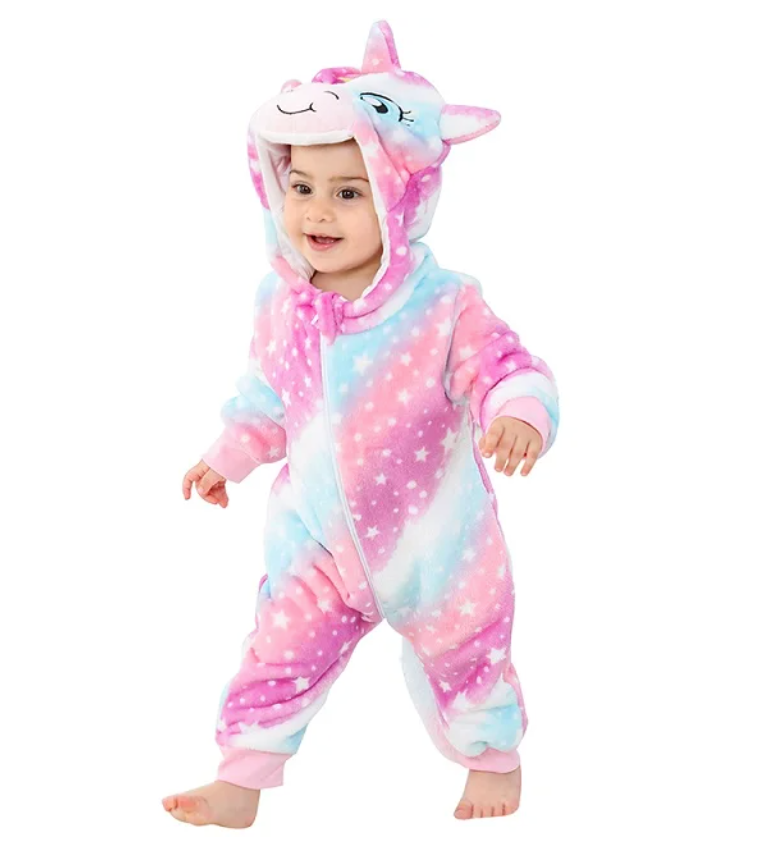 Drune | Flanell Onesie - 2-36 Monate, Kuschelig weich und atmungsaktiv – Ultimativer Komfort für Ihr Baby