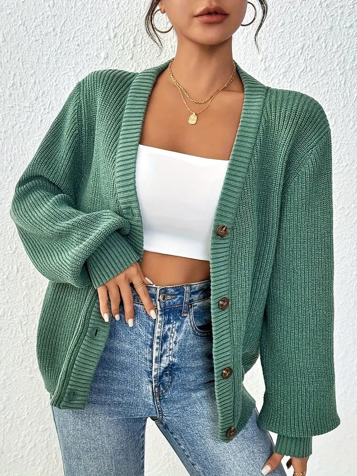 Drune | Gemütlicher Damen Langcardigan Stilvolles Herbst-Layering-Essential