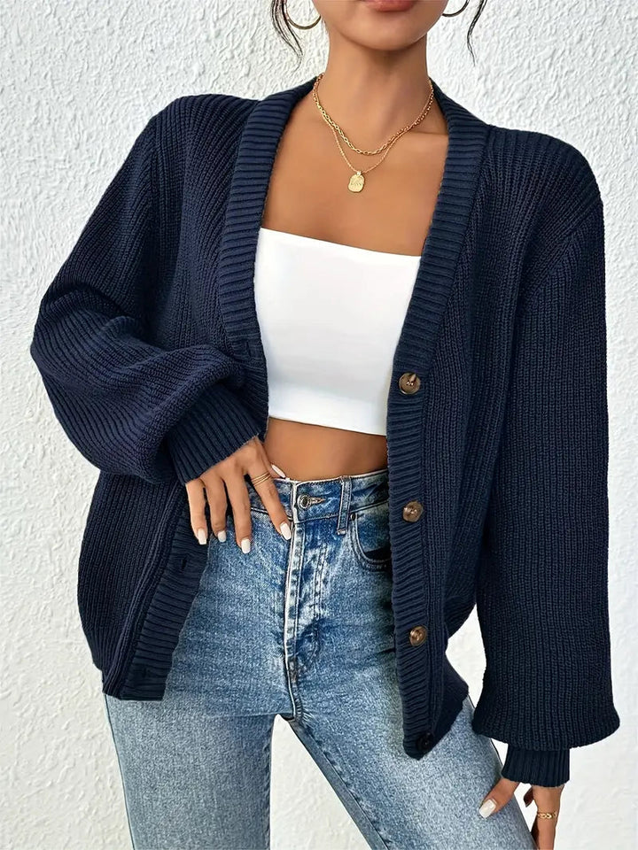 Drune | Gemütlicher Damen Langcardigan Stilvolles Herbst-Layering-Essential