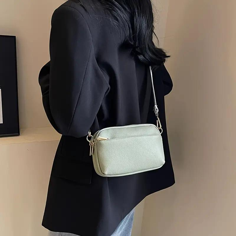 Drune | Tasche, breiter Riemen, PU-Leder, Gürteltasche, Mini-Tasche