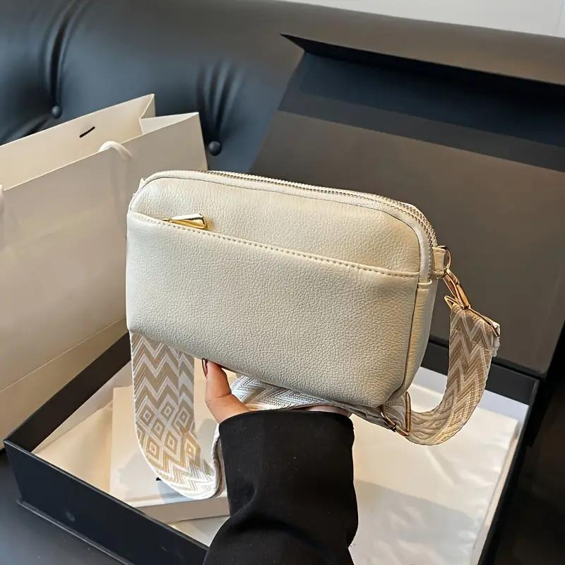 Drune | Tasche, breiter Riemen, PU-Leder, Gürteltasche, Mini-Tasche