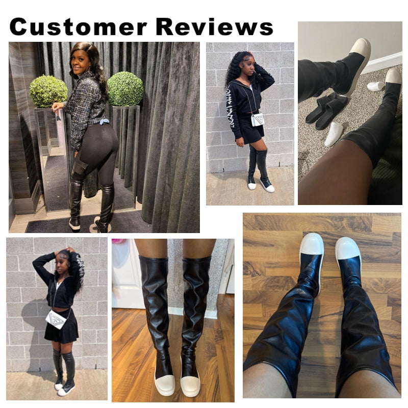 Drune | Flache Stiefel für Frauen