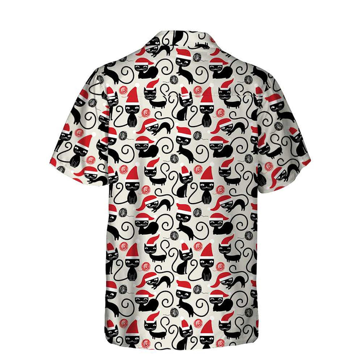 Drune | Süße Katzen für Weihnachten Hawaiian Shirt, Lustiges Catmas Shirt, Bestes Geschenk für Weihnachten