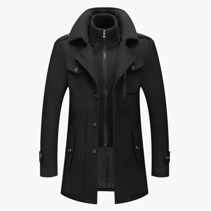 Drune | Wintermantel Elegant Zweiteilig - Stilvolle Business- und Freizeitjacke