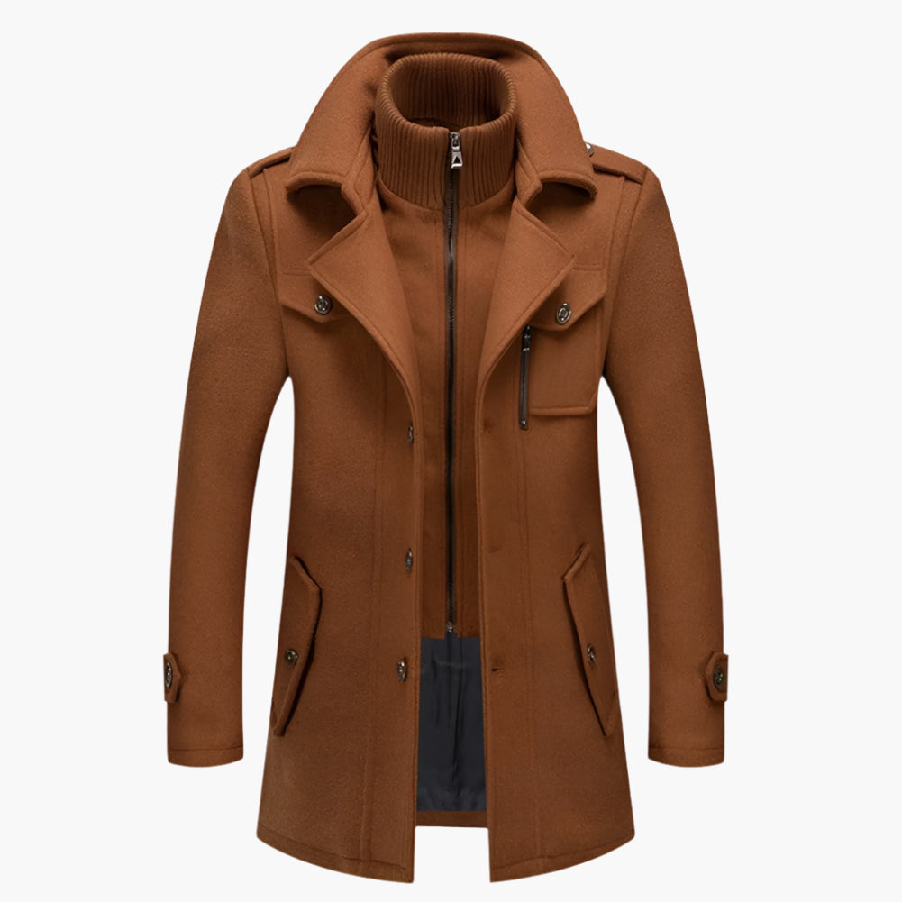 Drune | Wintermantel Elegant Zweiteilig - Stilvolle Business- und Freizeitjacke