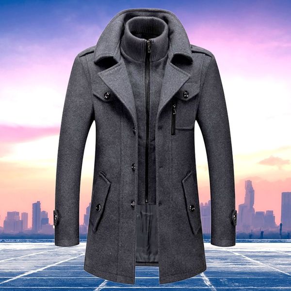 Drune | Wintermantel Elegant Zweiteilig - Stilvolle Business- und Freizeitjacke
