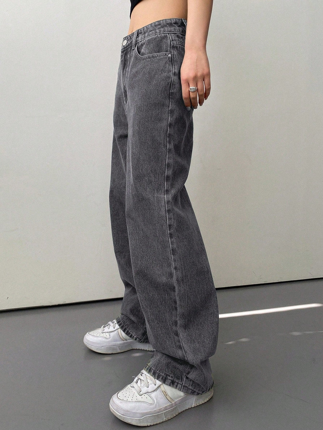 Drune | Schrägtasche Gerade Beinform Jeans Baggy Jeans