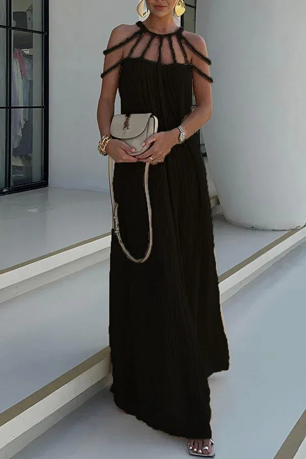 Drune | Sommer Kurzarm Klassisches Kleid