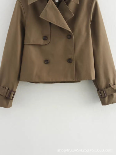 Drune | Gekürzter Trenchcoat