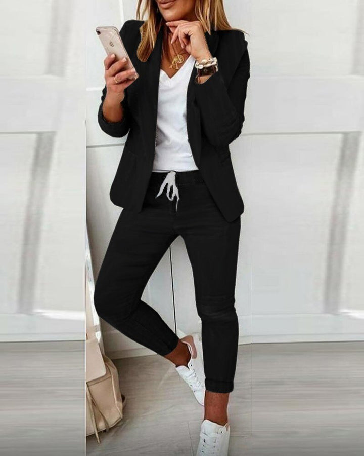 Drune Damenanzug | Zweiteiler hose und blazer sommer