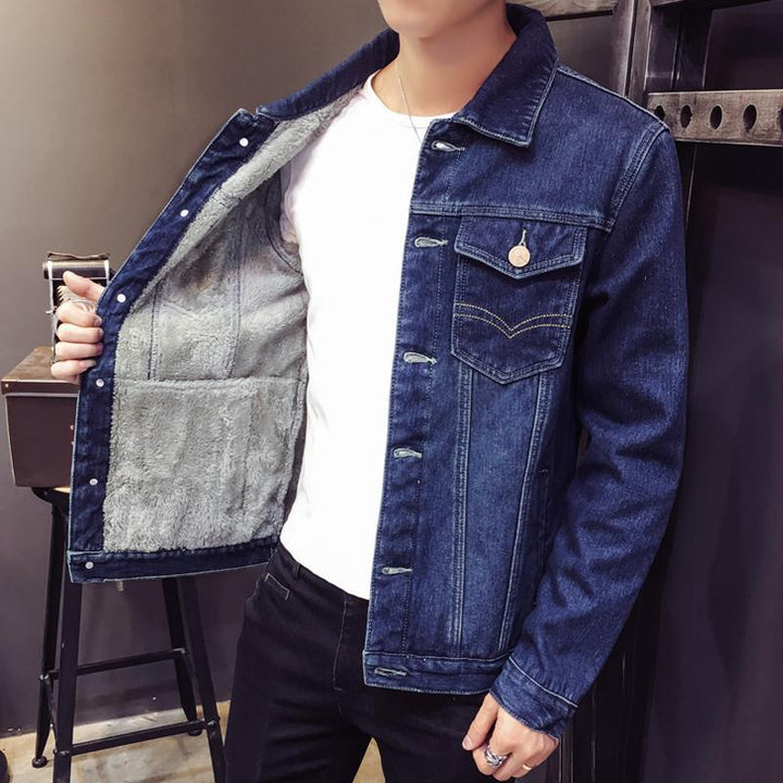 Drune | Gefütterte Denim-Jacke für Herren Warm und Robust