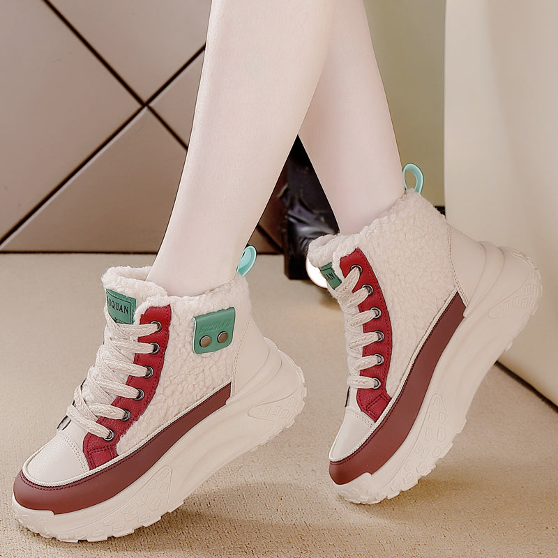 Drune – Wasserdichte Plüsch-Stiefeletten