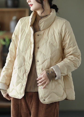 Drune | Khaki Casual Winter Daunenmäntel