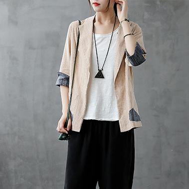 Drune | Eingefasste Taschen Kleidung für Frauen Outfits khaki Mäntel