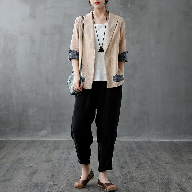 Drune | Eingefasste Taschen Kleidung für Frauen Outfits khaki Mäntel